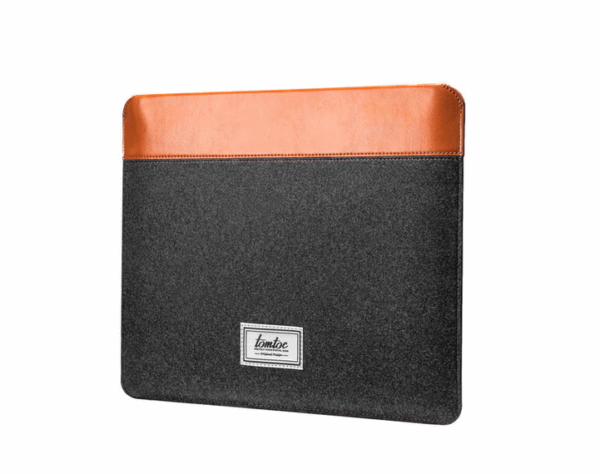 tomtoc vintage h16 laptop sleeve14" gray