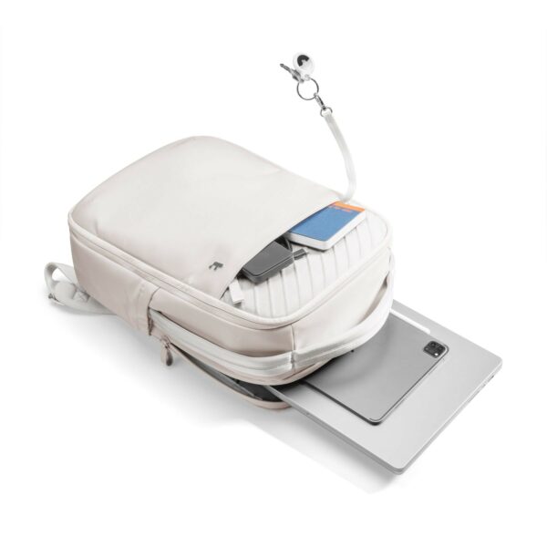 tomtoc voyage t50 laptop backpack 15.6" white (t50m1w1)