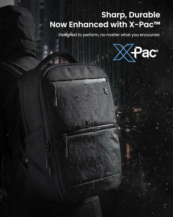 tomtoc techpack t73 x pac laptop backpack 15.6" black