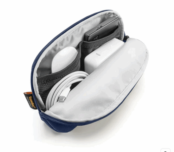 tomtoc defender a13 laptop sleeve kit 13" navy blue