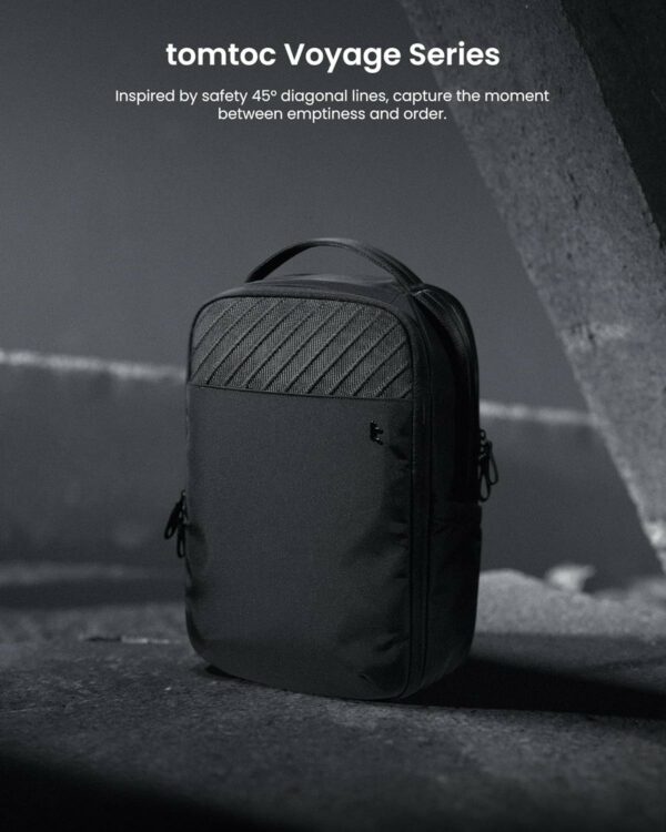tomtoc voyage t50 laptop backpack 15.6" black