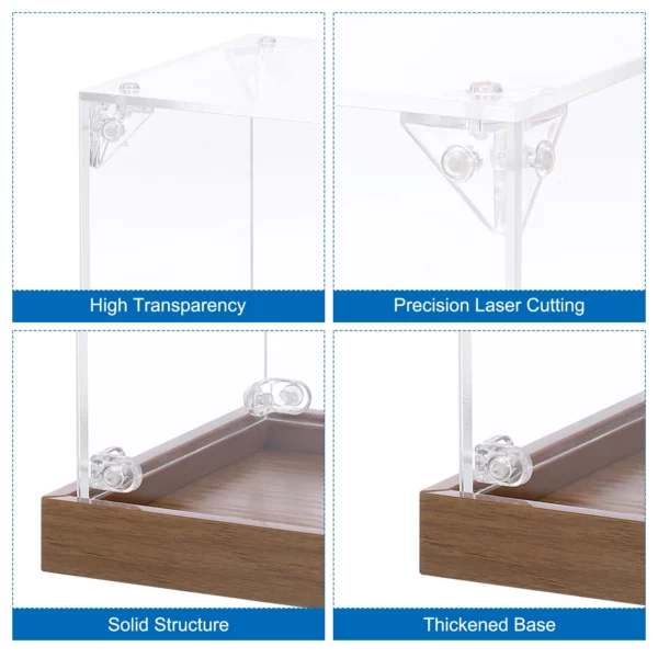 acrylic wooden display cabinet