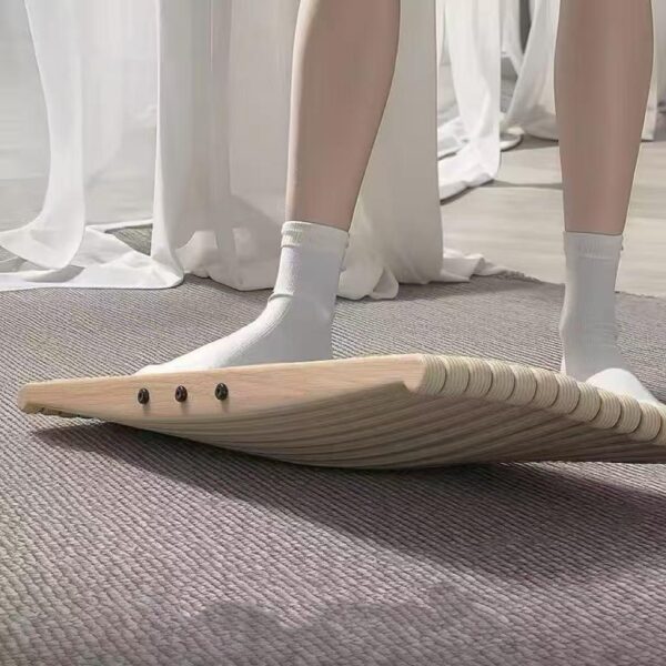 wooden balance board