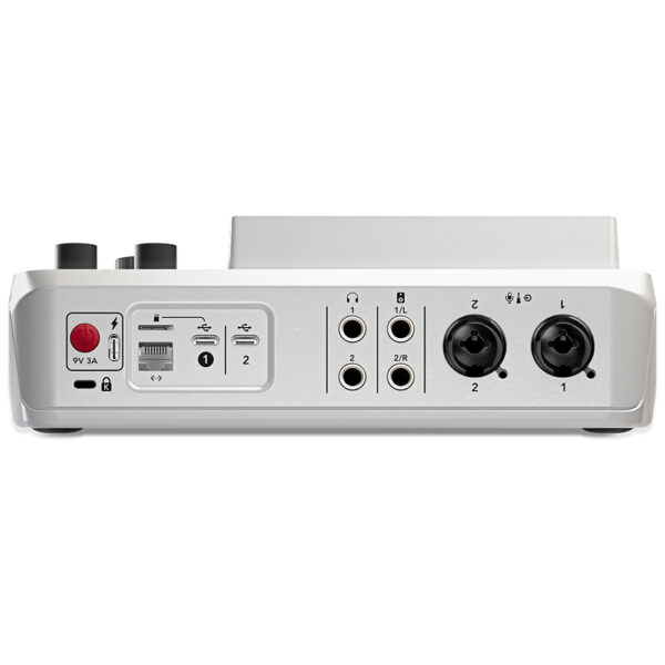 rode caster duo integrated audio production studio (white)