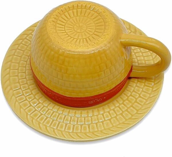 one piece luffy's straw hat ceramic mug