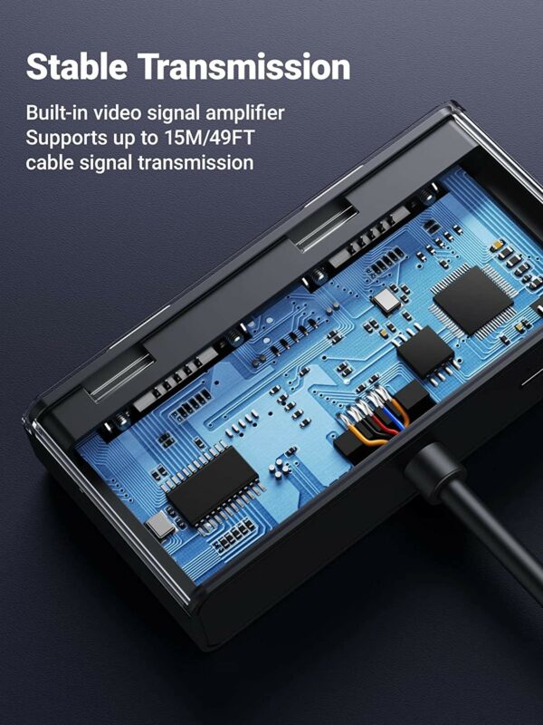 ugreen 20918 vga splitter 1 in 2 out screen duplication support mirror mode