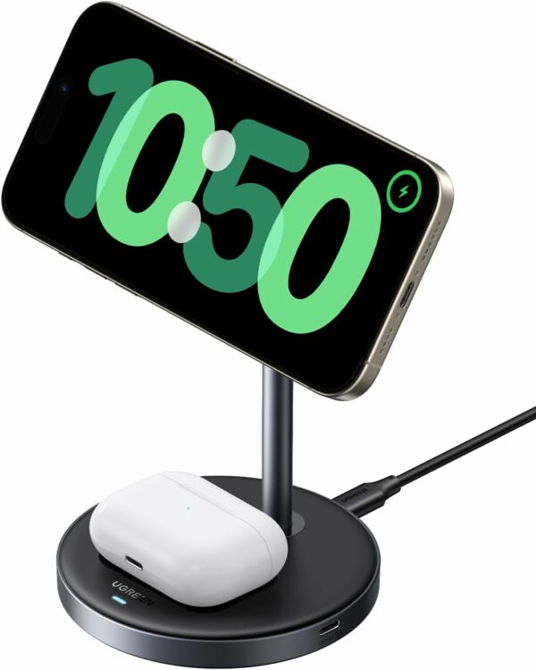 ugreen 45382 2 in 1 magnetic wireless charger