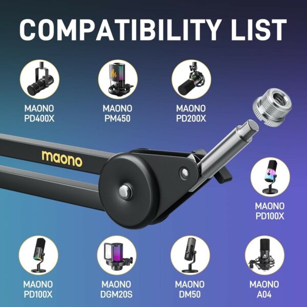 maono ba37 microphone suspension boom arm