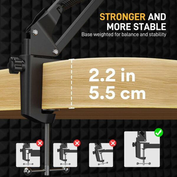 maono ba20 boom arm microphone