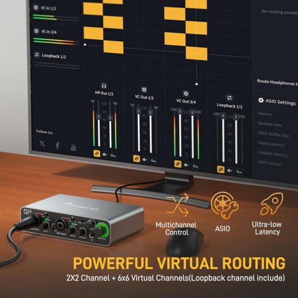 maono ps22 audio interface