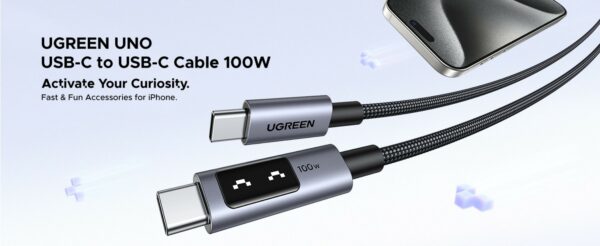 ugreen 35512 uno usb c to usb c pd fast charging cable 5a max 2m