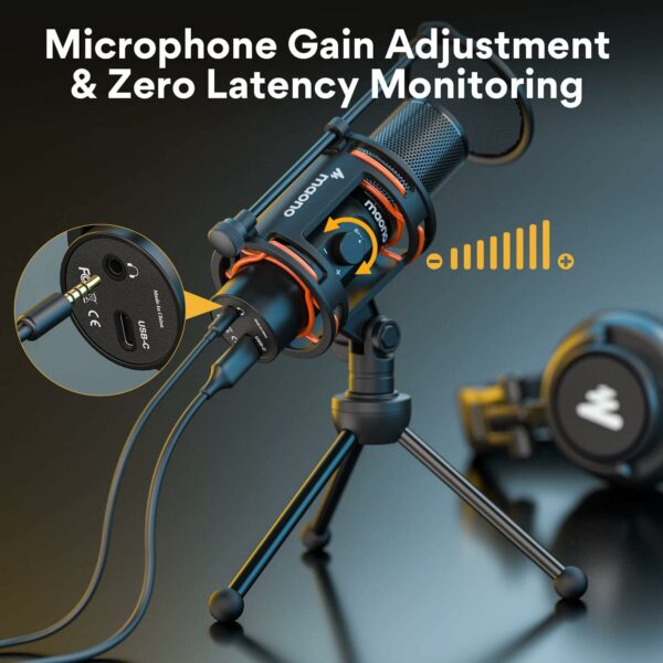 maono pm471 usb gaming microphone