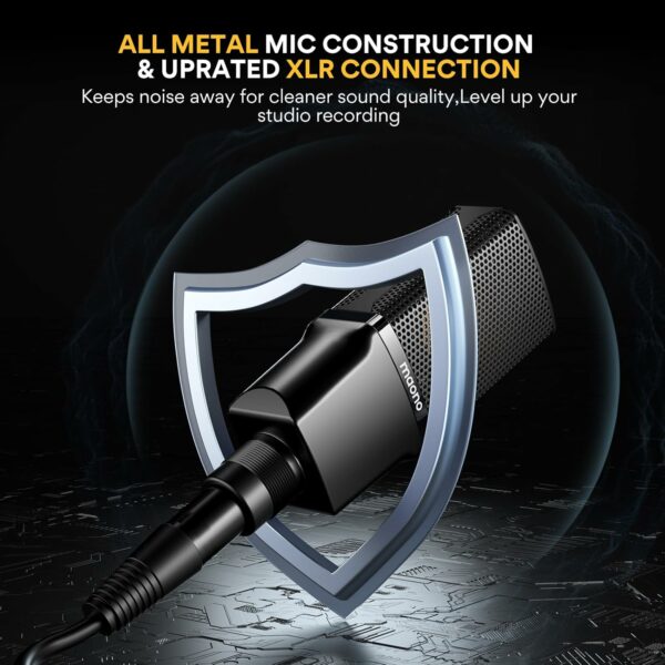maono au pm500 xlr microphone with boom arm