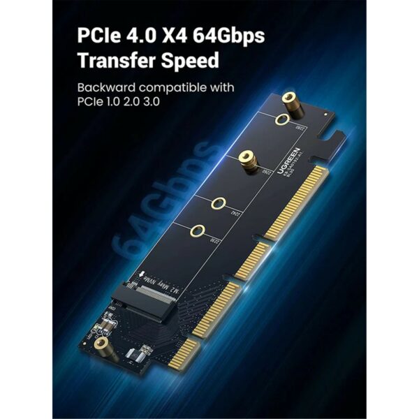 ugreen 30715 pcie 4.0(16×) to m.2 nvme expansion card