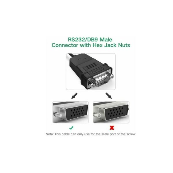 ugreen 30770 usb to db9*4