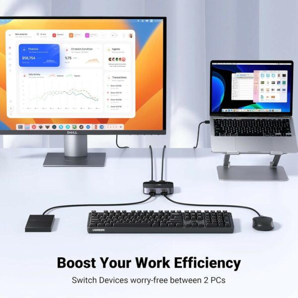 ugreen 35313 usb 3.0 sharing switch 2 in 2 out