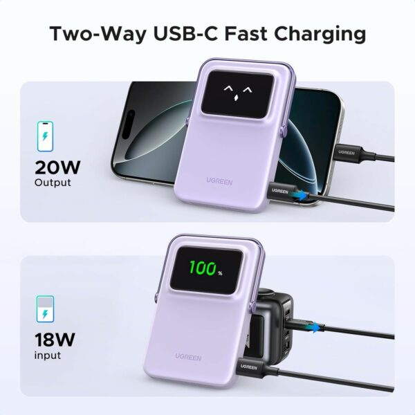 ugreen 35606 5000mah magnetic wireless power bank