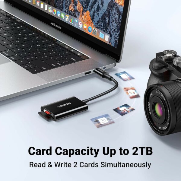 ugreen 35622 2 in 1 usb c card reader