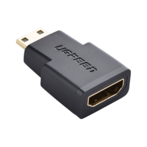 ugreen 20101 mini hdmi male to hdmi female adapter (black)