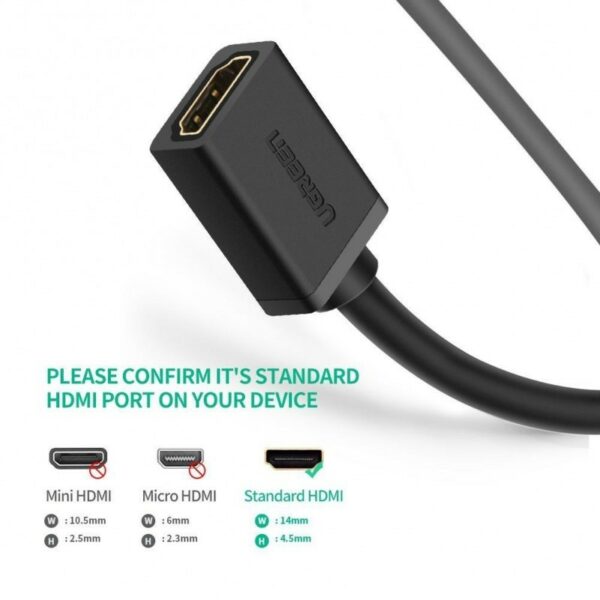 ugreen 40447 hdmi extension cable 1m