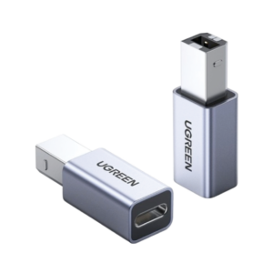 ugreen 20120 usb2.0 usb c/f to usb2.0 b/m adapter aluminum case