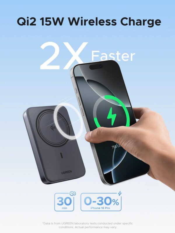 ugreen 55135b magnetic wireless power bank
