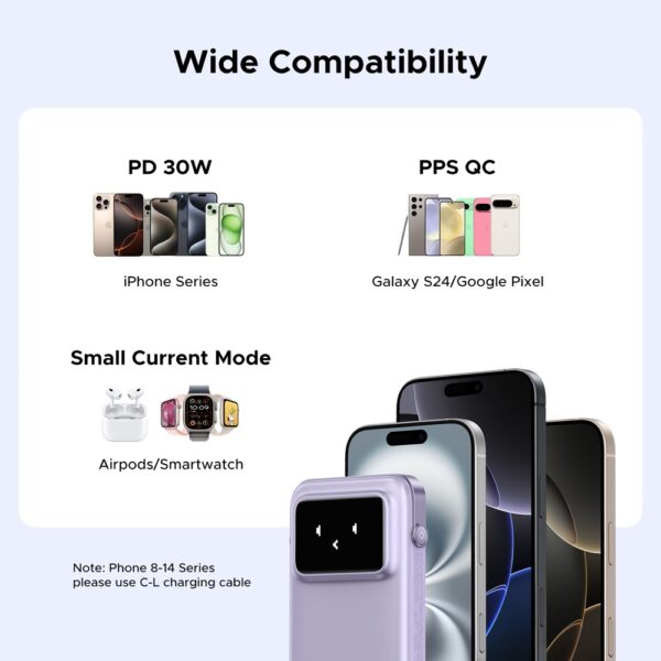 ugreen 35604b 10000mah power bank with built in cable