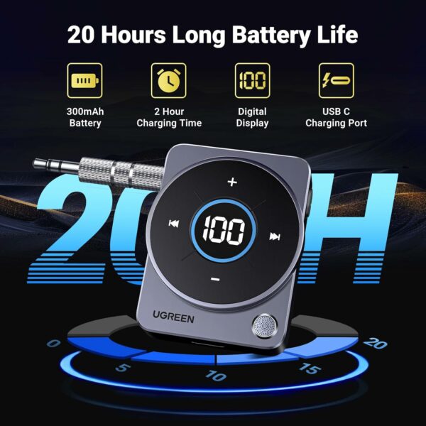 ugreen 35003 bluetooth receiver audio adapter