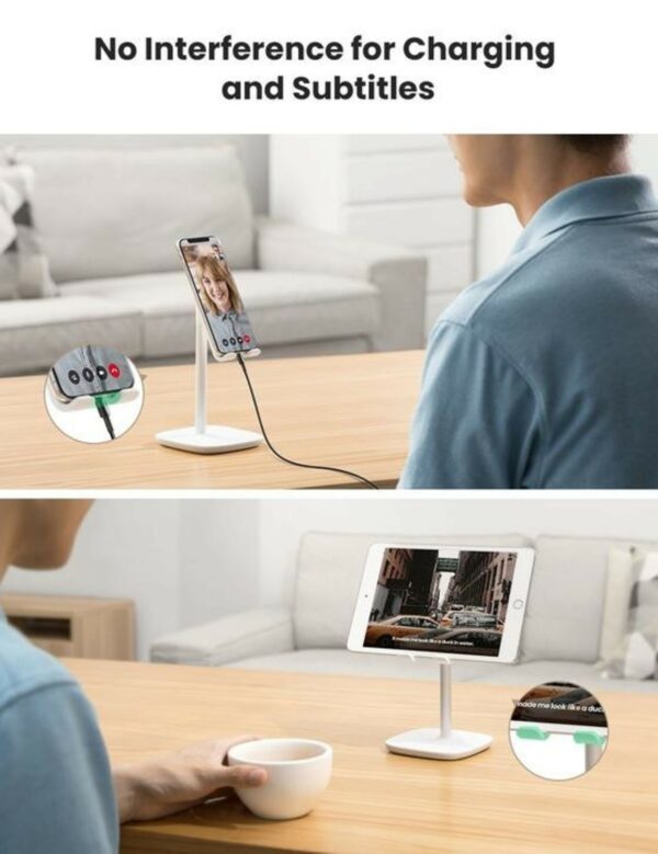 ugreen 20434 foldable phone stand (white)