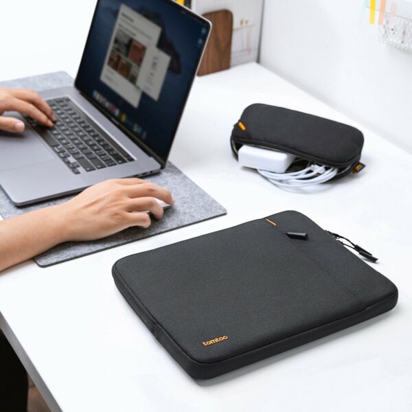 tomtoc defender a13 laptop sleeve kit 14" black