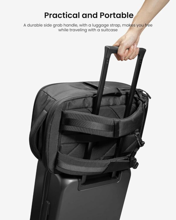 tomtoc techpack t73 x pac laptop backpack 15.6" black