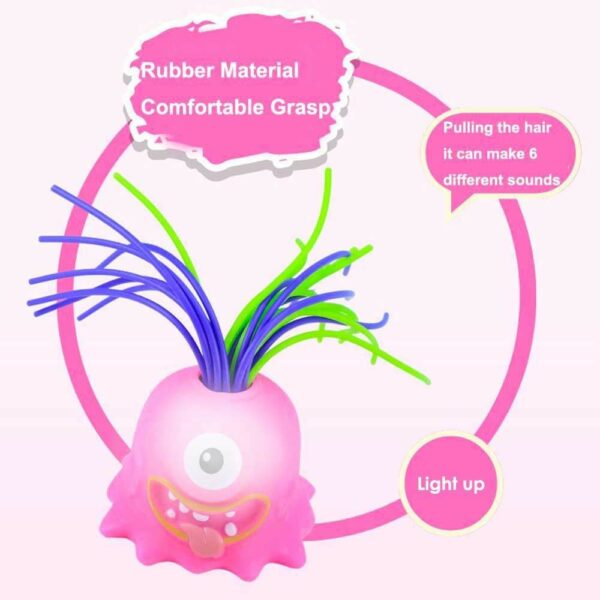 monsters pulling hair (random colors)