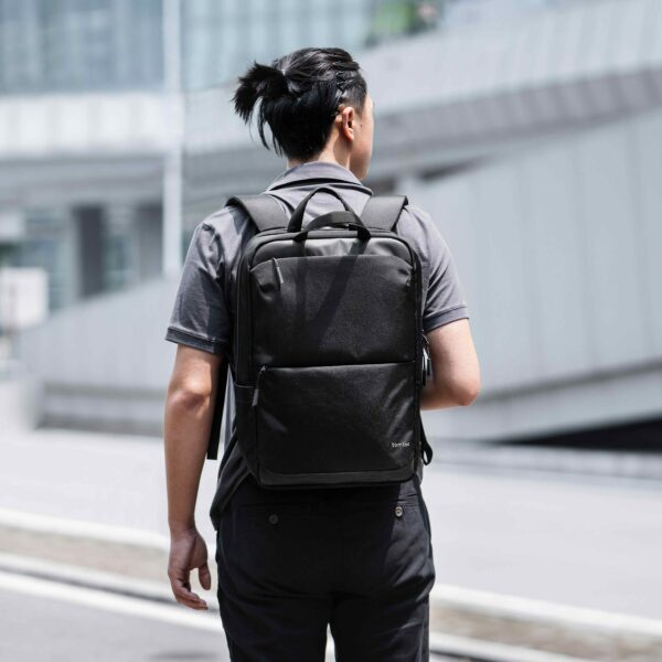 tomtoc navigator t71 laptop backpack 15.6" black