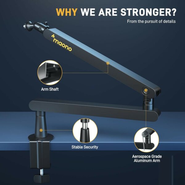 maono ba92 microphone suspension boom arm