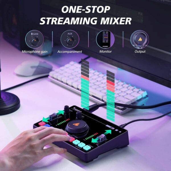 maonocaster amc2 neo streaming audio mixer & sound card