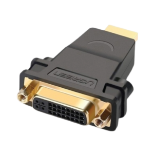 ugreen 20123 hdmi male to dvi (24+5) female adapter (black)