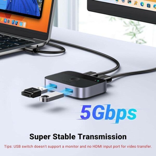 ugreen 35313 usb 3.0 sharing switch 2 in 2 out