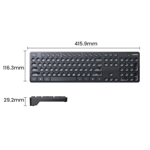 ugreen 35735 wireless keyboard with battery