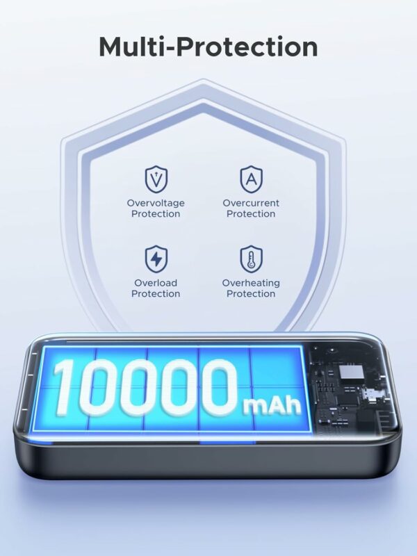 ugreen 25919 10000mah magnetic wireless power bank space gray