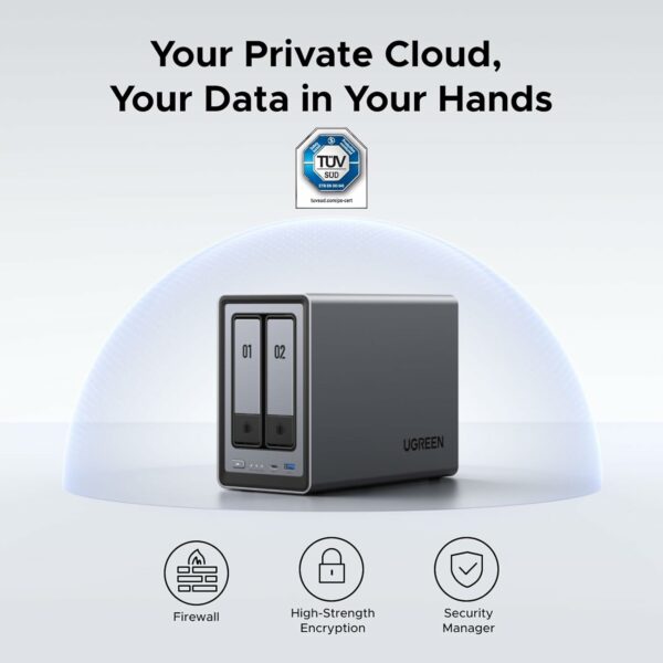 ugreen 25369 network attached storage dxp2800 (diskless) eu