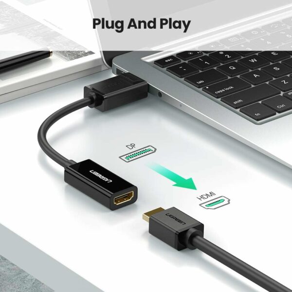 Ugreen - 40363 DisplayPort to HDMI Female Converter 4K*2K