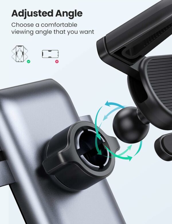 ugreen 30401 gravity phone holder for round air vent