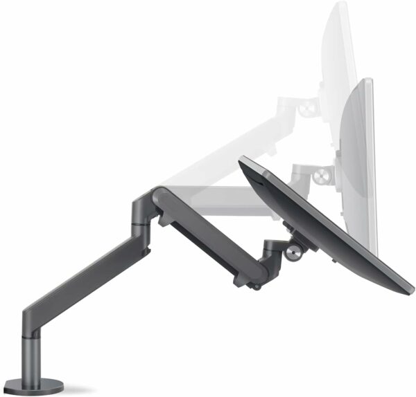 upergo 0z 1s desk mount (dark grey/silver)