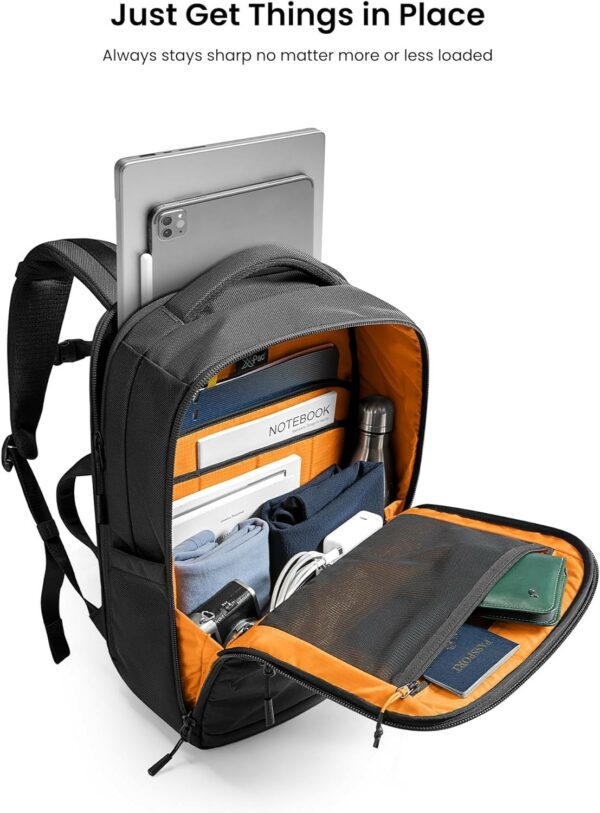 tomtoc techpack t73 x pac laptop backpack 15.6" black