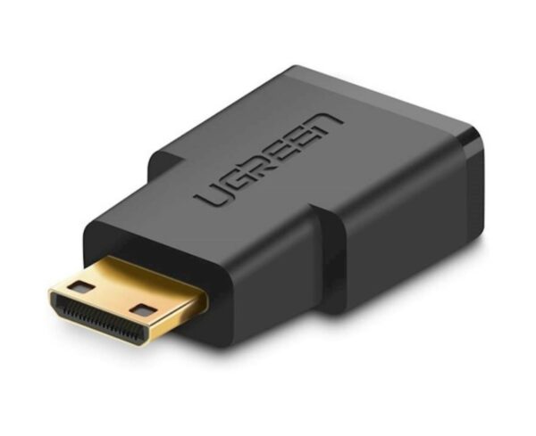 ugreen 20101 mini hdmi male to hdmi female adapter (black)