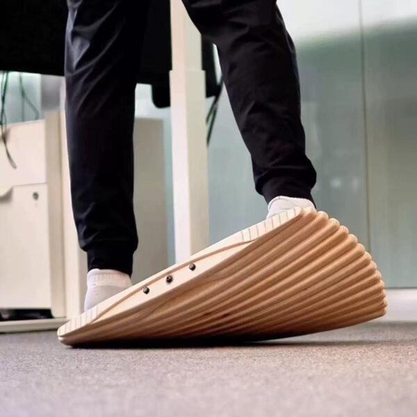 wooden balance board