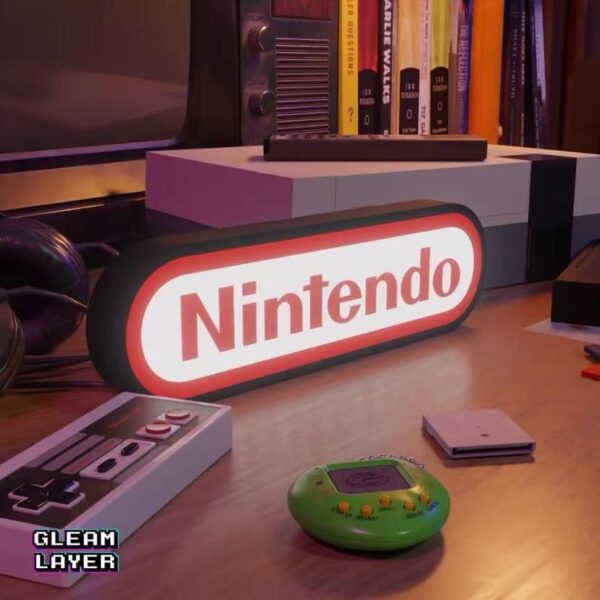 nintendo logo light