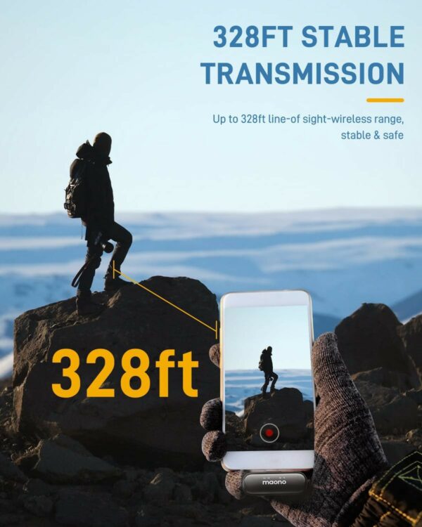 maono wm620 lavalier wireless microphone (type c)