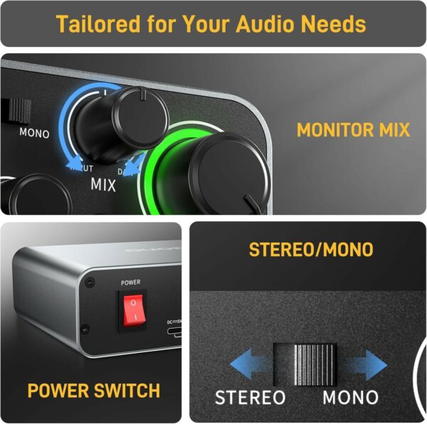 maono ps22 audio interface