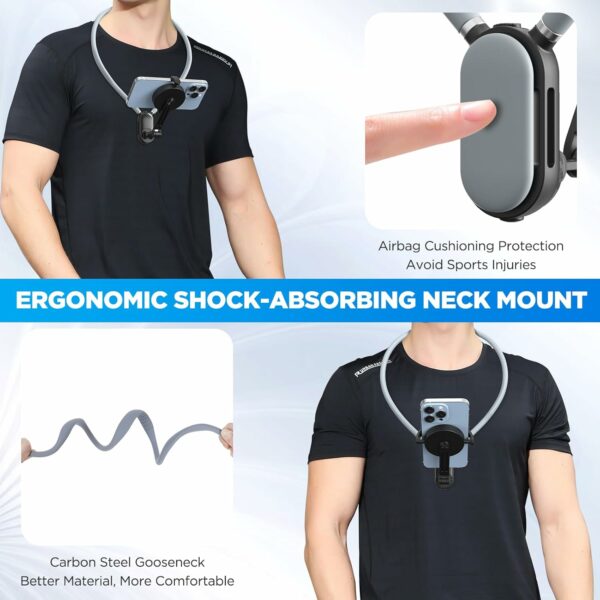 yaskyly magnetic neck phone mount